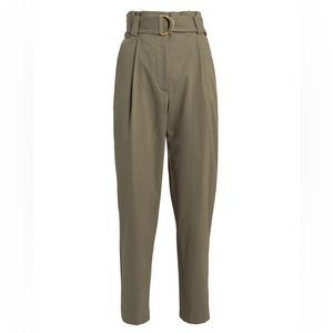 A.L.C. DiegoTapered Paperbag Trousers - Olive